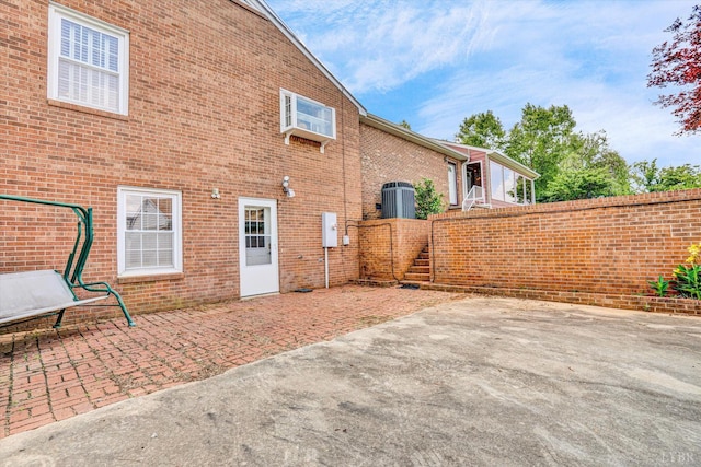 581 Ben Annie Rd, Gretna, VA 24557 - rear view of house featuring a patio and brick siding