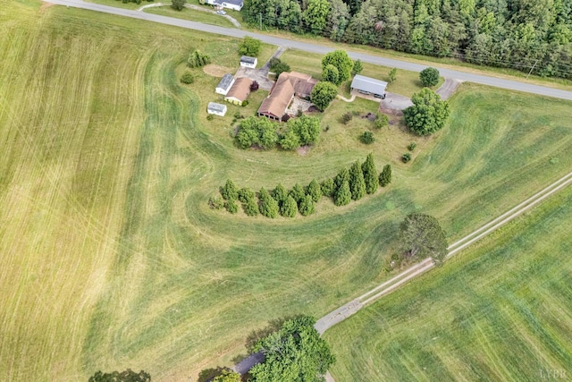 581 Ben Annie Rd, Gretna, VA 24557 - aerial view of property and surrounding area with rural landscape