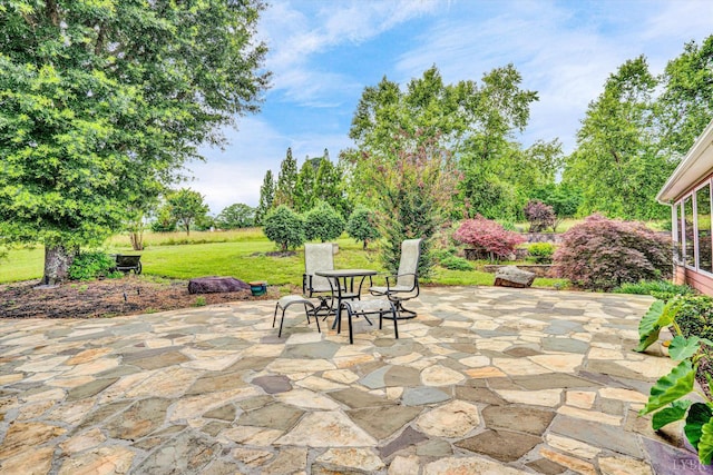 581 Ben Annie Rd, Gretna, VA 24557 - view of patio with outdoor dining space