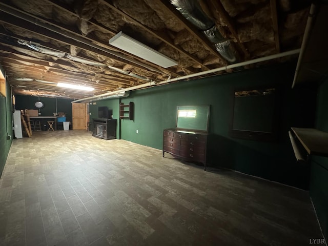 166 Dutch Ln, Appomattox, VA 24522 - basement with wood finished floors