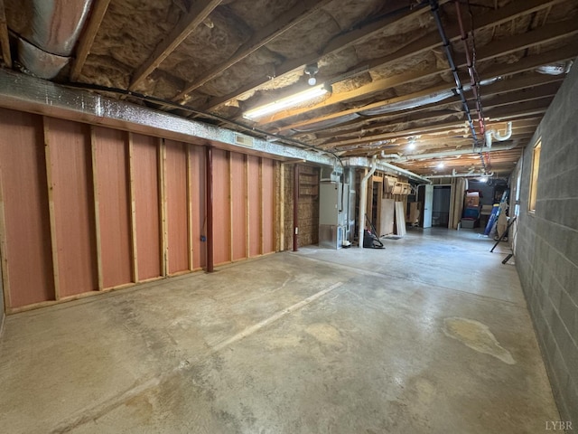 166 Dutch Ln, Appomattox, VA 24522 - unfinished basement featuring heating unit