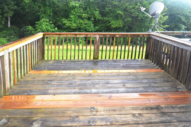 3600 Old Forest Rd Unit 113, Lynchburg, VA 24502 - view of wooden terrace