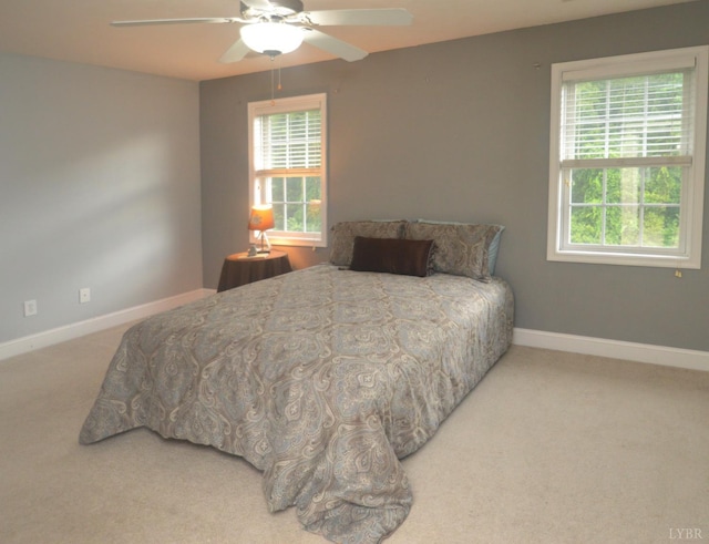 3600 Old Forest Rd Unit 113, Lynchburg, VA 24502 - bedroom with carpet floors and a ceiling fan
