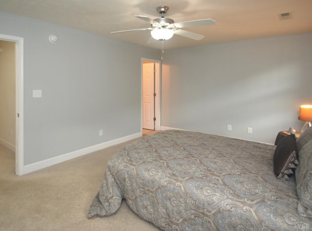 3600 Old Forest Rd Unit 113, Lynchburg, VA 24502 - carpeted bedroom featuring baseboards and ceiling fan