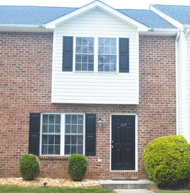 3600 Old Forest Rd Unit 113, Lynchburg, VA 24502 - view of front of property with brick siding and roof with shingles