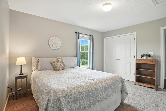 4086 Thomas Jefferson Rd, Forest, VA 24551 - carpeted bedroom featuring a closet and a textured ceiling
