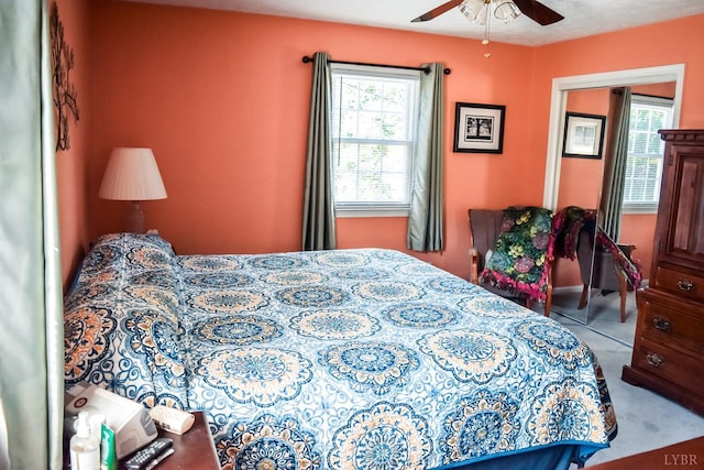 1769 Izaak Walton Rd, Madison Heights, VA 24572 - bedroom featuring carpet and ceiling fan