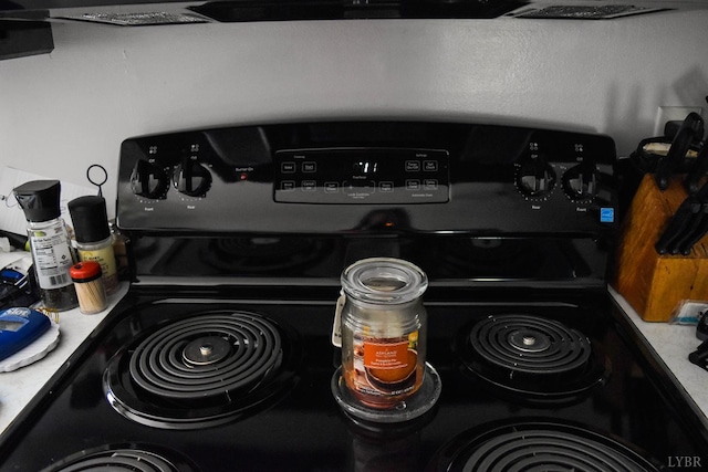 1769 Izaak Walton Rd, Madison Heights, VA 24572 - kitchen view of black range with electric stovetop