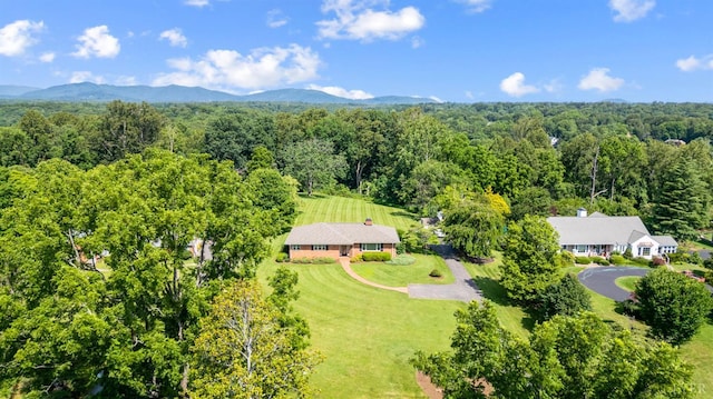 2833 Link Rd, Lynchburg, VA 24503 - view of subject property featuring a heavily wooded area and a mountain backdrop
