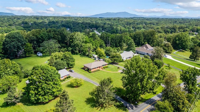2833 Link Rd, Lynchburg, VA 24503 - drone / aerial view of a heavily wooded area and mountains