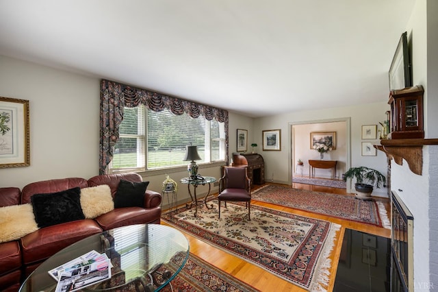 2833 Link Rd, Lynchburg, VA 24503 - living area featuring wood finished floors and baseboards