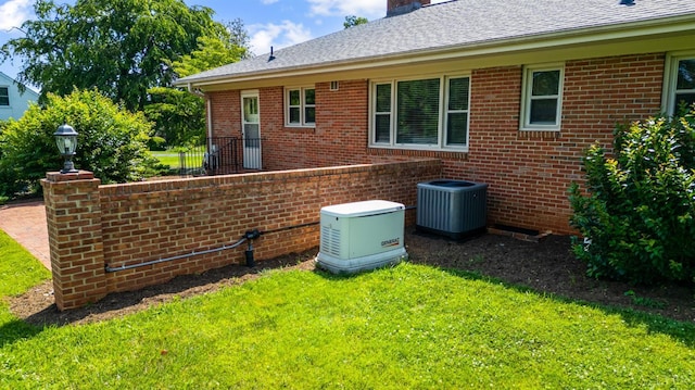 2833 Link Rd, Lynchburg, VA 24503 - back of house featuring brick siding and a chimney