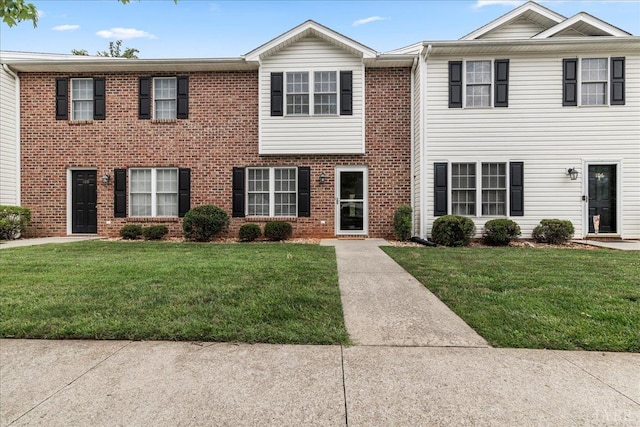 3600 Old Forest Rd Unit 107, Lynchburg, VA 24501 - view of property featuring a front lawn and brick siding