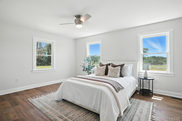 39 Lynview Dr, Lynchburg, VA 24502 - bedroom featuring wood finished floors and a ceiling fan