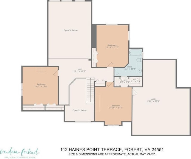 112 Haines Point Ter, Forest, VA 24551 - view of home floor plan