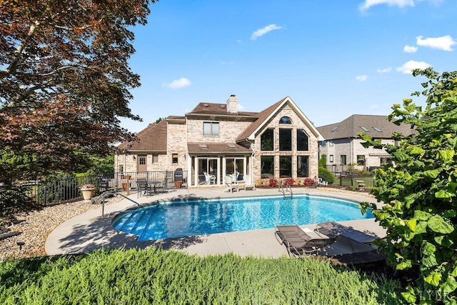 112 Haines Point Ter, Forest, VA 24551 - view of pool featuring a fenced backyard and a patio area