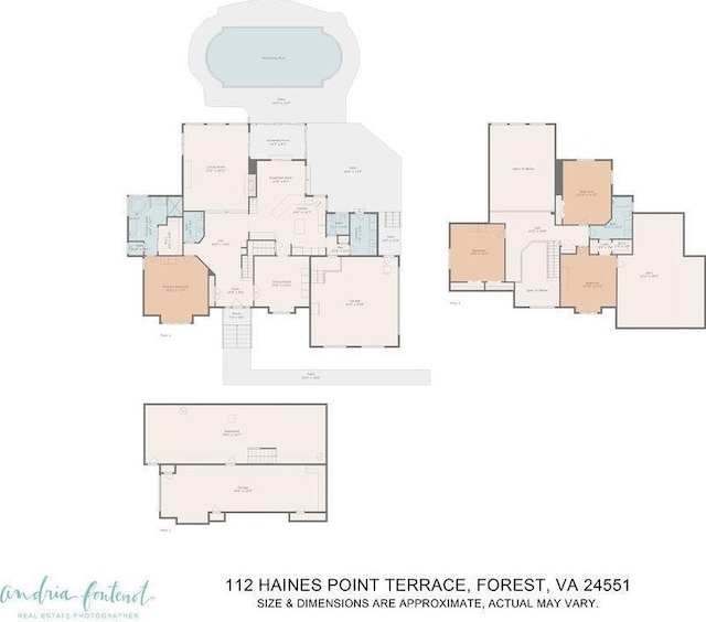 112 Haines Point Ter, Forest, VA 24551 - view of home floor plan