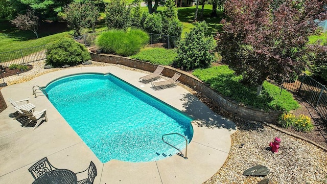 112 Haines Point Ter, Forest, VA 24551 - view of pool featuring a fenced backyard and a patio