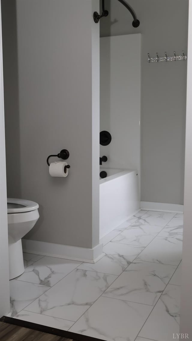 863 Winfall Rd, Gladys, VA 24554 - full bathroom with marble look tiles and washtub / shower combination