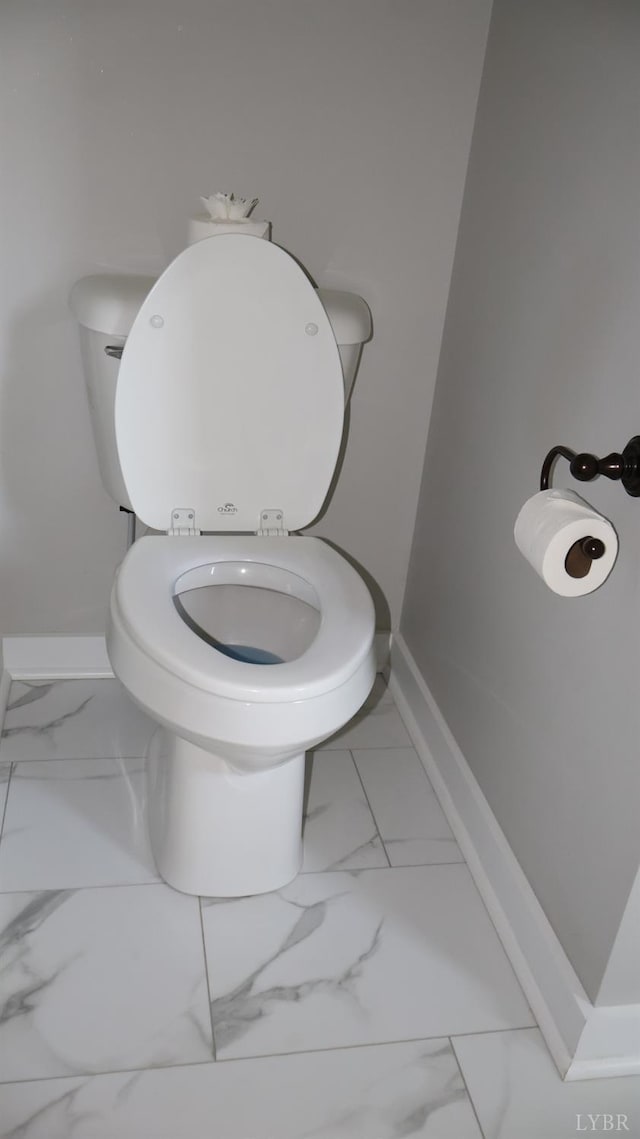 863 Winfall Rd, Gladys, VA 24554 - bathroom with marble look tile flooring and baseboards