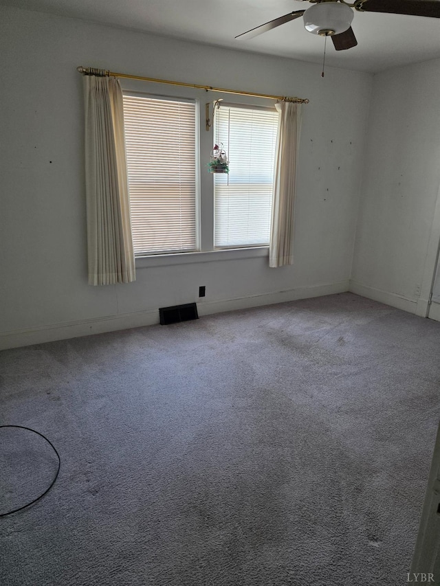 2224 Wildway Rd, Appomattox, VA 24522 - carpeted empty room with a ceiling fan and baseboards