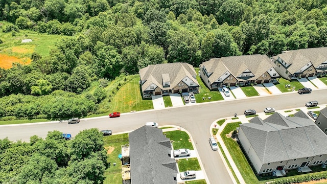 1659 Helmsdale Dr, Forest, VA 24551 - aerial perspective of suburban area featuring a heavily wooded area