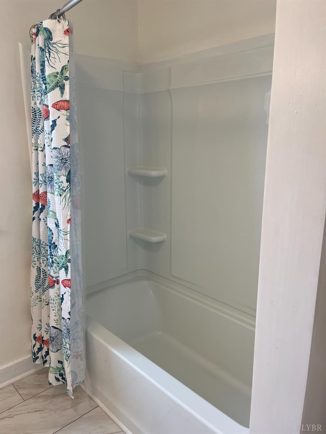 115 Primrose Ln, Lynchburg, VA 24501 - full bathroom with shower / bathtub combination with curtain