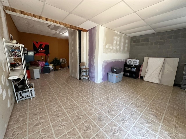 6 Jefferson Village Dr, Forest, VA 24551 - finished basement featuring a paneled ceiling