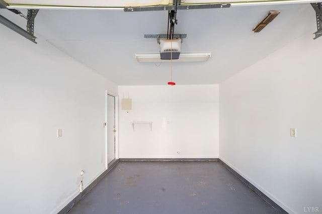 2398 Azalea Garden Rd, Norfolk, VA 23513 - garage featuring a garage door opener and baseboards