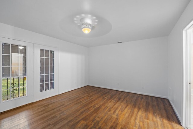 2398 Azalea Garden Rd, Norfolk, VA 23513 - empty room with wood finished floors and ceiling fan
