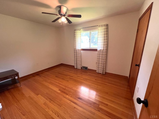 149 Powtan Dr, Lynchburg, VA 24502 - unfurnished bedroom featuring light wood-type flooring and ceiling fan