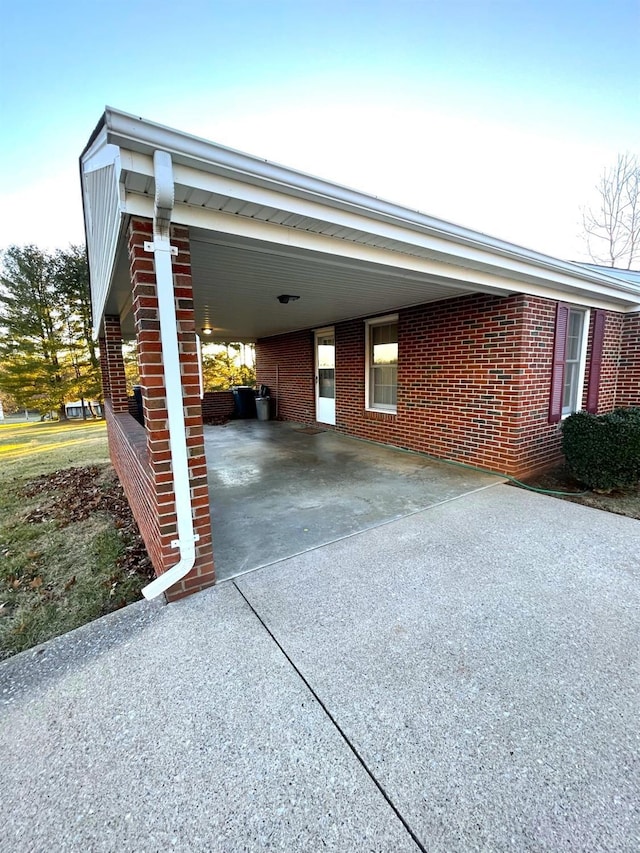 1102 Smith St, Bedford, VA 24523 - view of vehicle parking featuring driveway and a carport