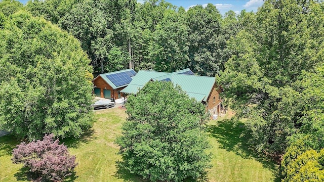 265 Shedd Ln, Hardy, VA 24101 - view from above of property featuring a forest
