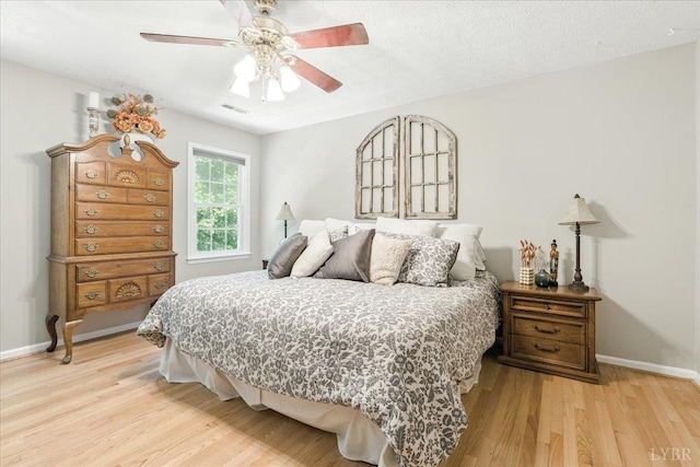 702 Kings Rd, Lynchburg, VA 24502 - bedroom with light wood-style floors and ceiling fan