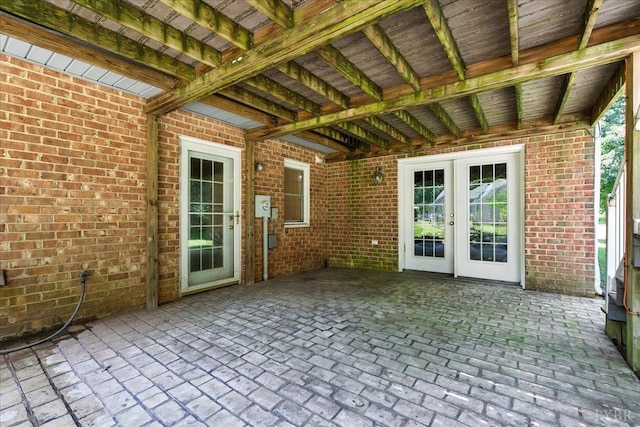 702 Kings Rd, Lynchburg, VA 24502 - view of patio featuring french doors