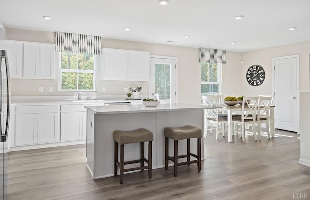 50 Levi Ln, Lynchburg, VA 24502 - kitchen with plenty of natural light, white cabinetry, and recessed lighting