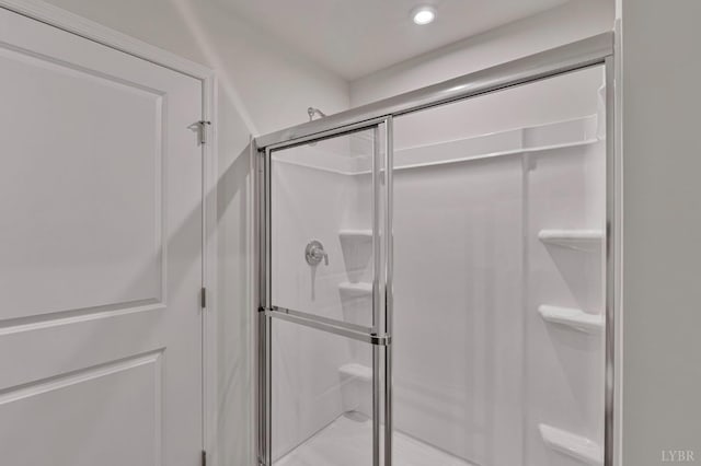 45 Levi Ln, Lynchburg, VA 24502 - bathroom featuring a shower stall and recessed lighting