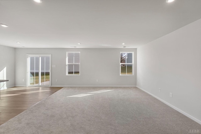 45 Levi Ln, Lynchburg, VA 24502 - spare room featuring recessed lighting and carpet floors