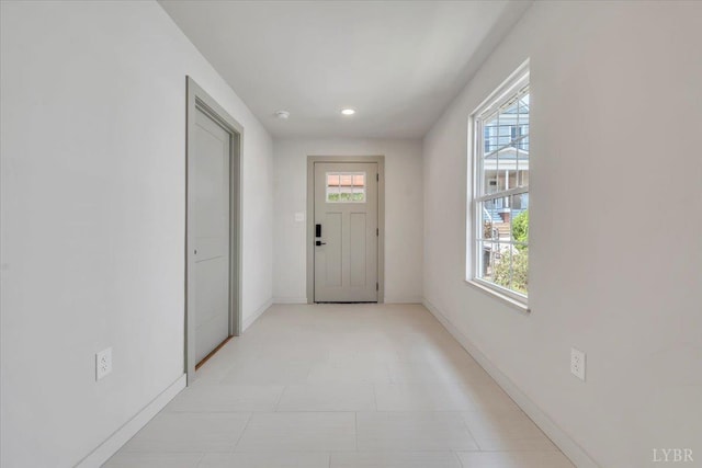 614 7th St, Lynchburg, VA 24504 - doorway featuring baseboards and recessed lighting