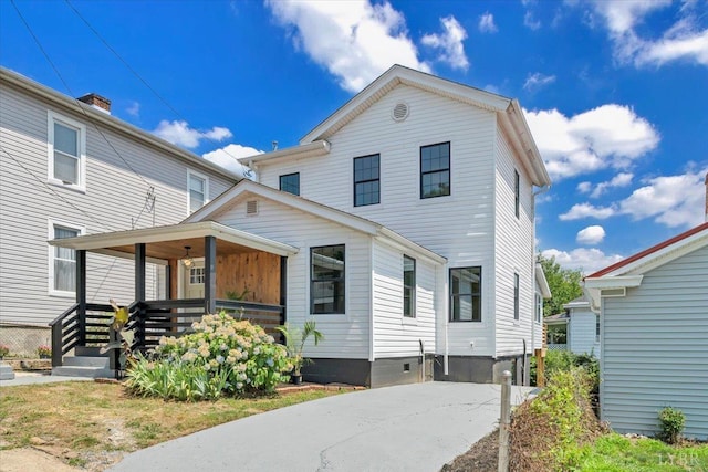 614 7th St, Lynchburg, VA 24504 - view of front of home featuring covered porch