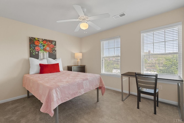 1600 Wards Fry Unit 506, Lynchburg, VA 24502 - carpeted bedroom featuring baseboards and ceiling fan
