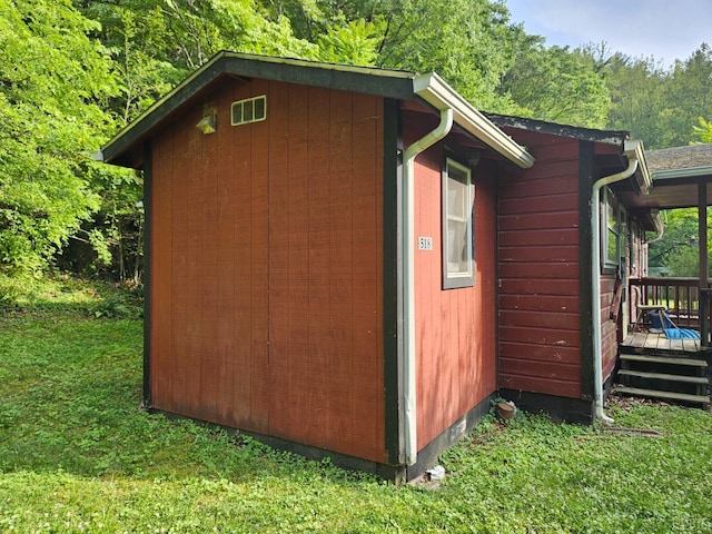 518 N Fork Rd, Amherst, VA 24521 - view of outdoor structure with a view of trees