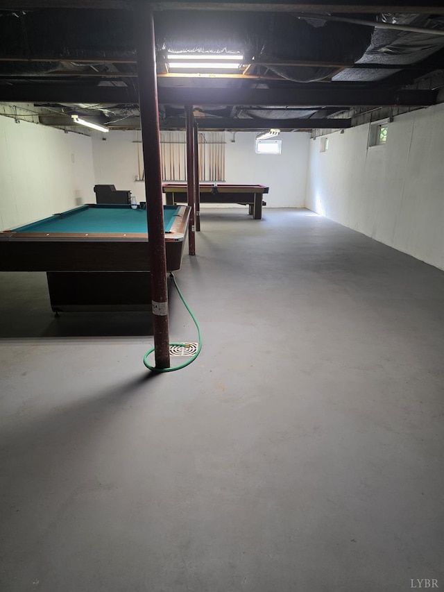 271 Candlemakers Ln, Rustburg, VA 24588 - basement with billiards table