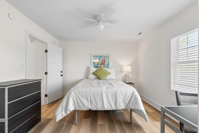 1600 Wards Fry Unit 1302, Lynchburg, VA 24502 - bedroom with light wood finished floors and a ceiling fan