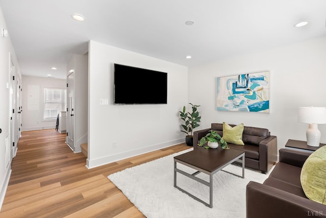 1600 Wards Fry Unit 1302, Lynchburg, VA 24502 - living area featuring light wood finished floors and recessed lighting