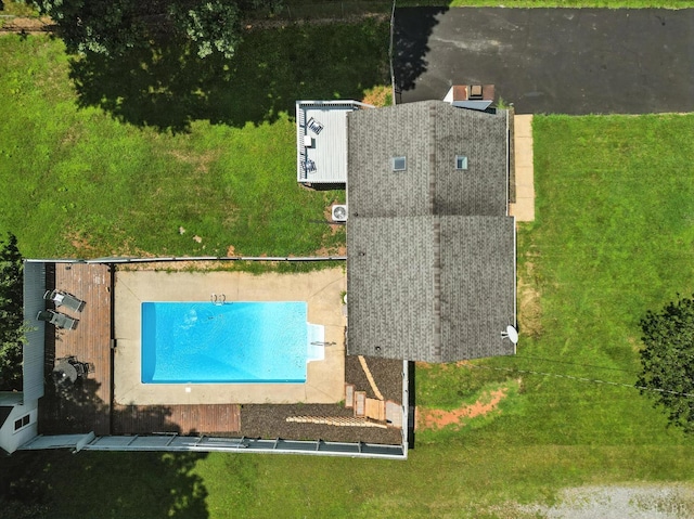 2824 Hawkins Mill Rd, Lynchburg, VA 24502 - aerial view of a pool area
