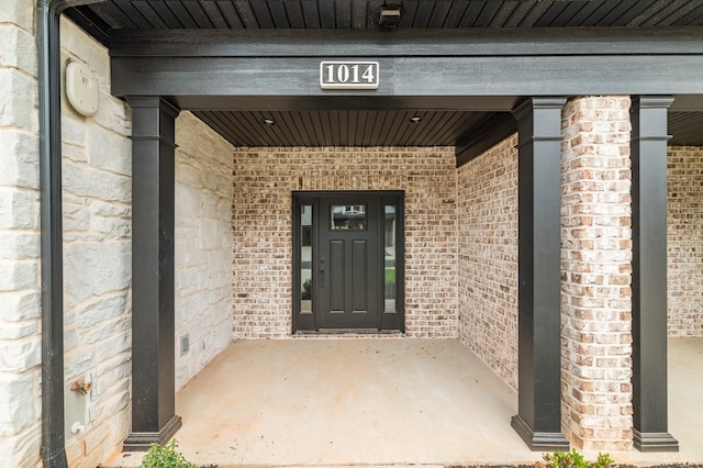 87 S Westyn Loop, Forest, VA 24551 - doorway to property with brick siding and stone siding