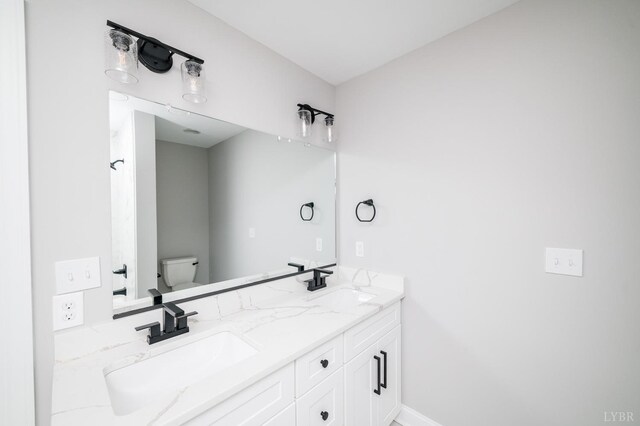 87 S Westyn Loop, Forest, VA 24551 - bathroom featuring toilet and double vanity
