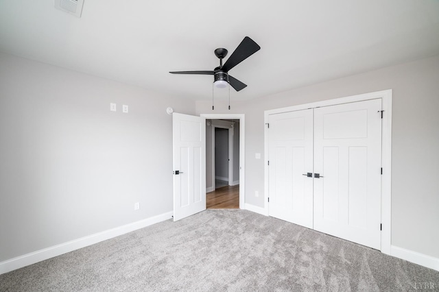 87 S Westyn Loop, Forest, VA 24551 - unfurnished bedroom with carpet floors, a closet, and ceiling fan