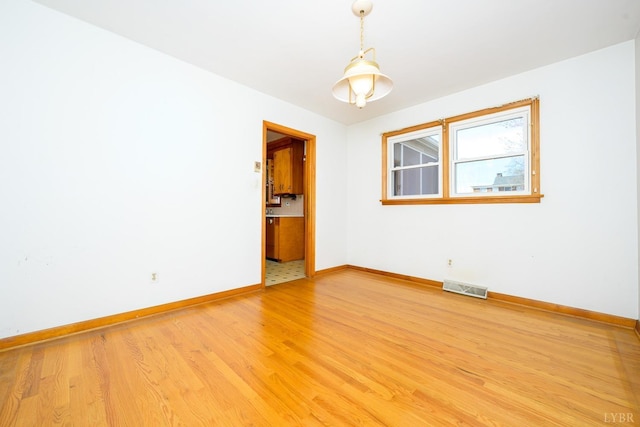 625 Sherman Dr, Lynchburg, VA 24502 - empty room with baseboards and light wood finished floors
